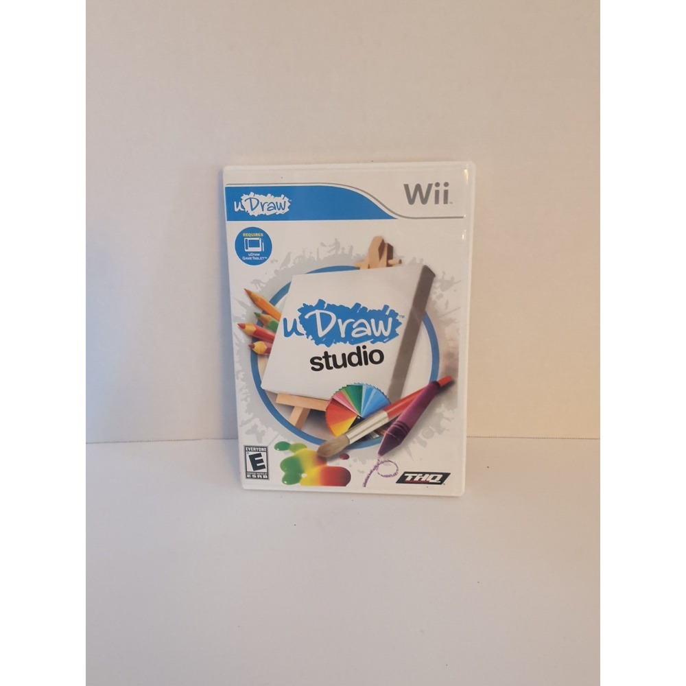 uDraw Studio Nintendo Wii Game with Manual THQ 2010 CIB